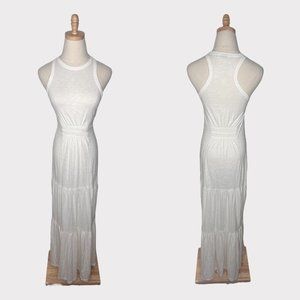 Allsaints Bello Tiered White Tank Dress Size S